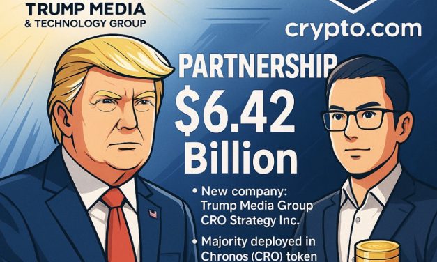 Trump Media et Crypto.com : Vers la plus grande réserve mondiale en CRO