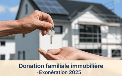 Donations familiales pour l’immobilier : règles d’exonération et nouvelles précisions du fisc (2025)