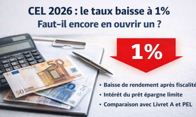Le Compte Épargne Logement (CEL) décroche encore : un produit de moins en moins défendable en 2026