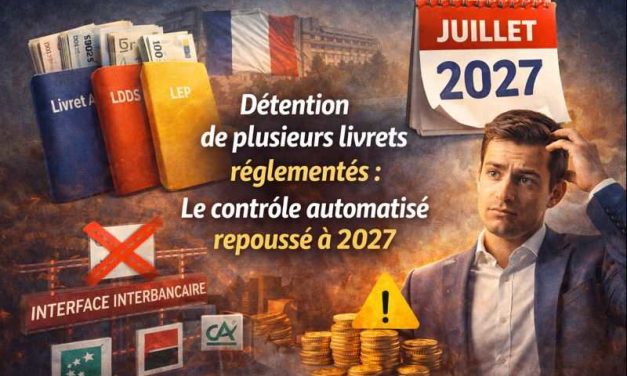 Interdiction de détenir plusieurs livrets d’épargne : pas de contrôle automatique avant 2027