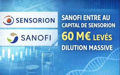 Sanofi entre au capital de Sensorion : un ticket stratégique… et un signal marché