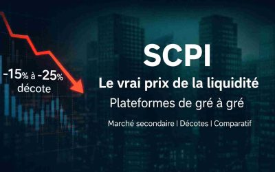 SCPI : la liquidité à l’épreuve du réel, l’essor discret des plateformes de gré à gré