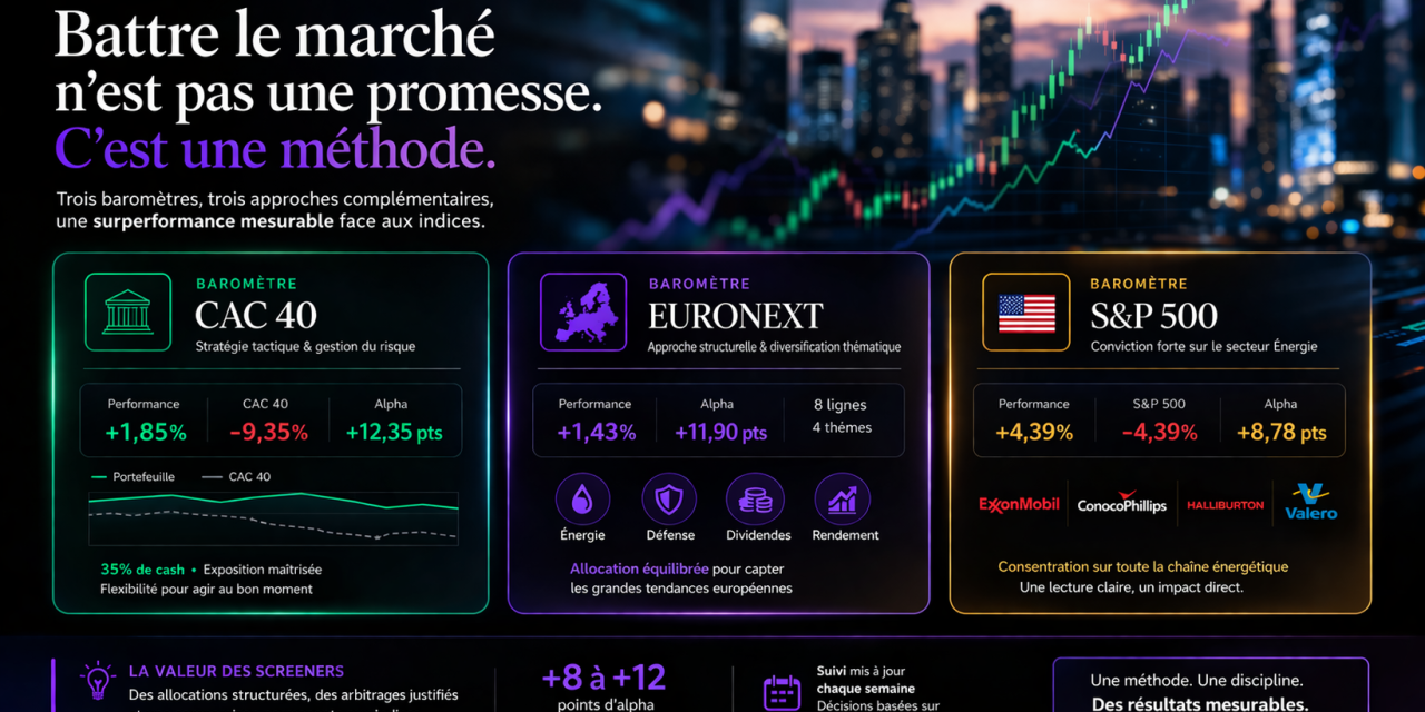 Trois baromètres de marché, une même conclusion : la performance ne vient pas des idées, mais de la structure