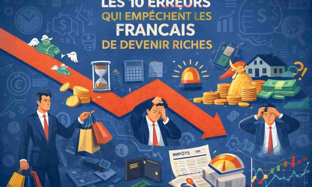 Les 10 erreurs qui empêchent les Français de devenir riches