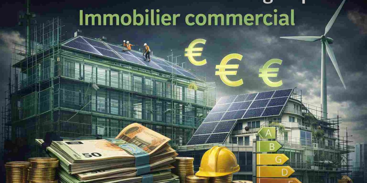 La transition énergétique de l’immobilier commercial coûtera plusieurs centaines d’euros par mètre carré