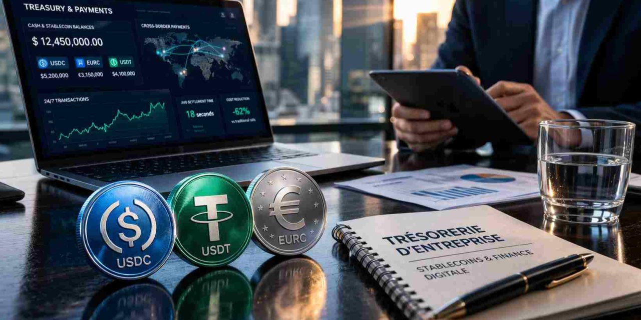 Stablecoins : de simple rail de paiement à infrastructure stratégique de trésorerie