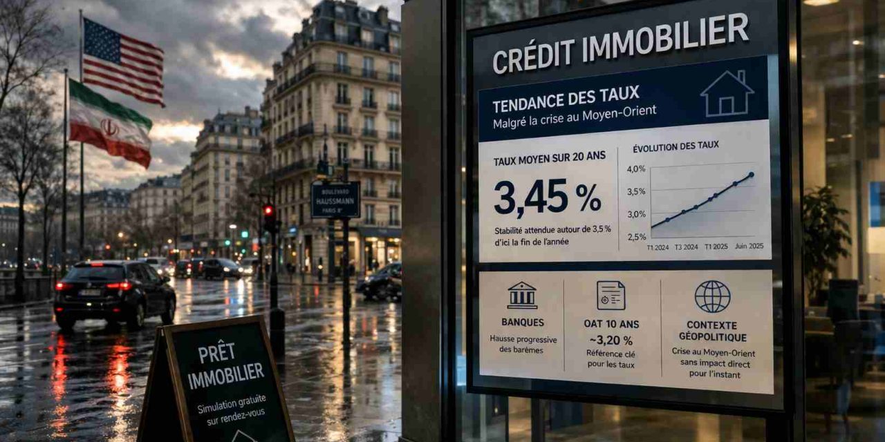 Crédit immobilier : une tension latente malgré la crise au Moyen-Orient