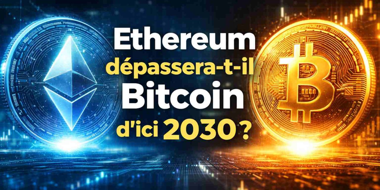 Ethereum peut-il vraiment dépasser Bitcoin d’ici 2030 ? Analyse d’un basculement possible dans la hiérarchie crypto