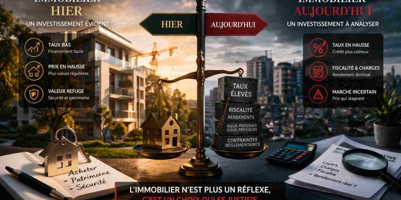 L’immobilier est-il devenu un mauvais investissement ?
