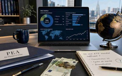 ETF MSCI World dans un PEA : placement incontournable ou diversification trompeuse ?