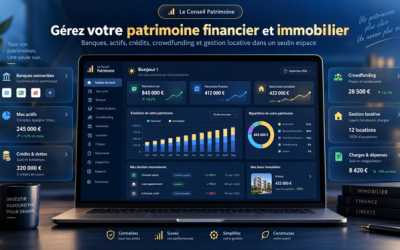 Gérez enfin tout votre patrimoine au même endroit avec Le Conseil Patrimoine